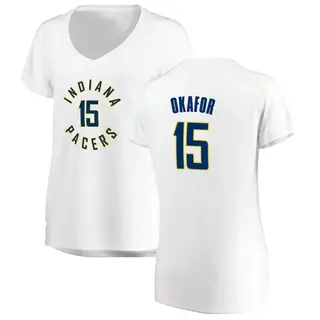 Indiana Pacers Women's Jahlil Okafor White Fast Break Jersey - Association Edition