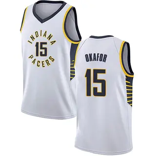 Indiana Pacers Youth Jahlil Okafor White Swingman Jersey - Association Edition